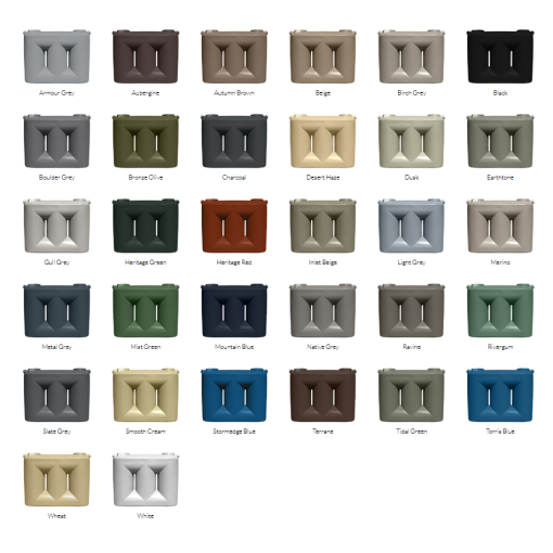 Clarks Tanks Colour Chart