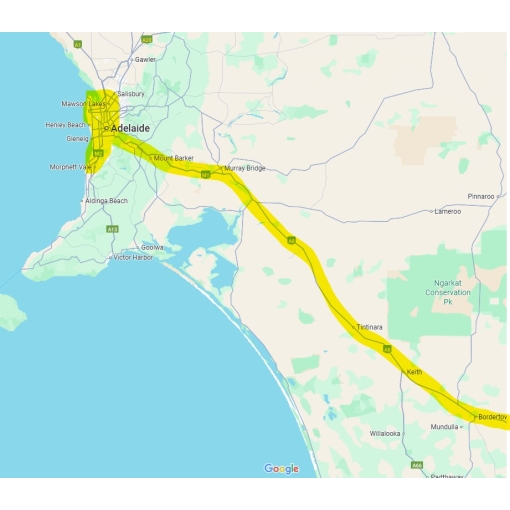 Delivery Map SA Rotomade