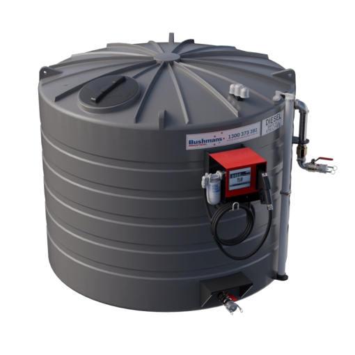 5000 diesel storage with dispensor bushmans