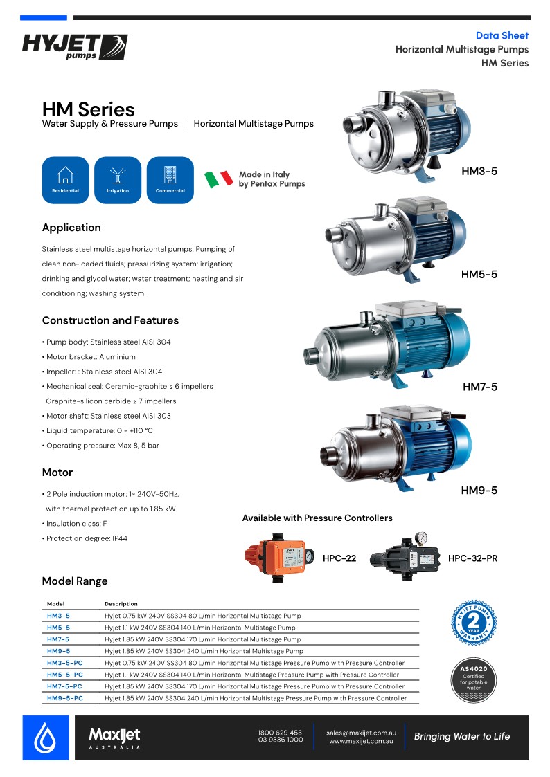 HM9-5 Multistage Pump