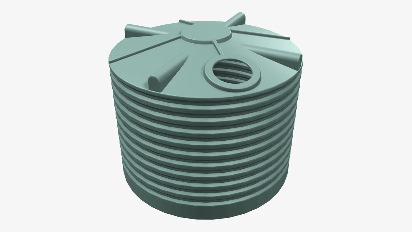 5000 Litre round squat tank