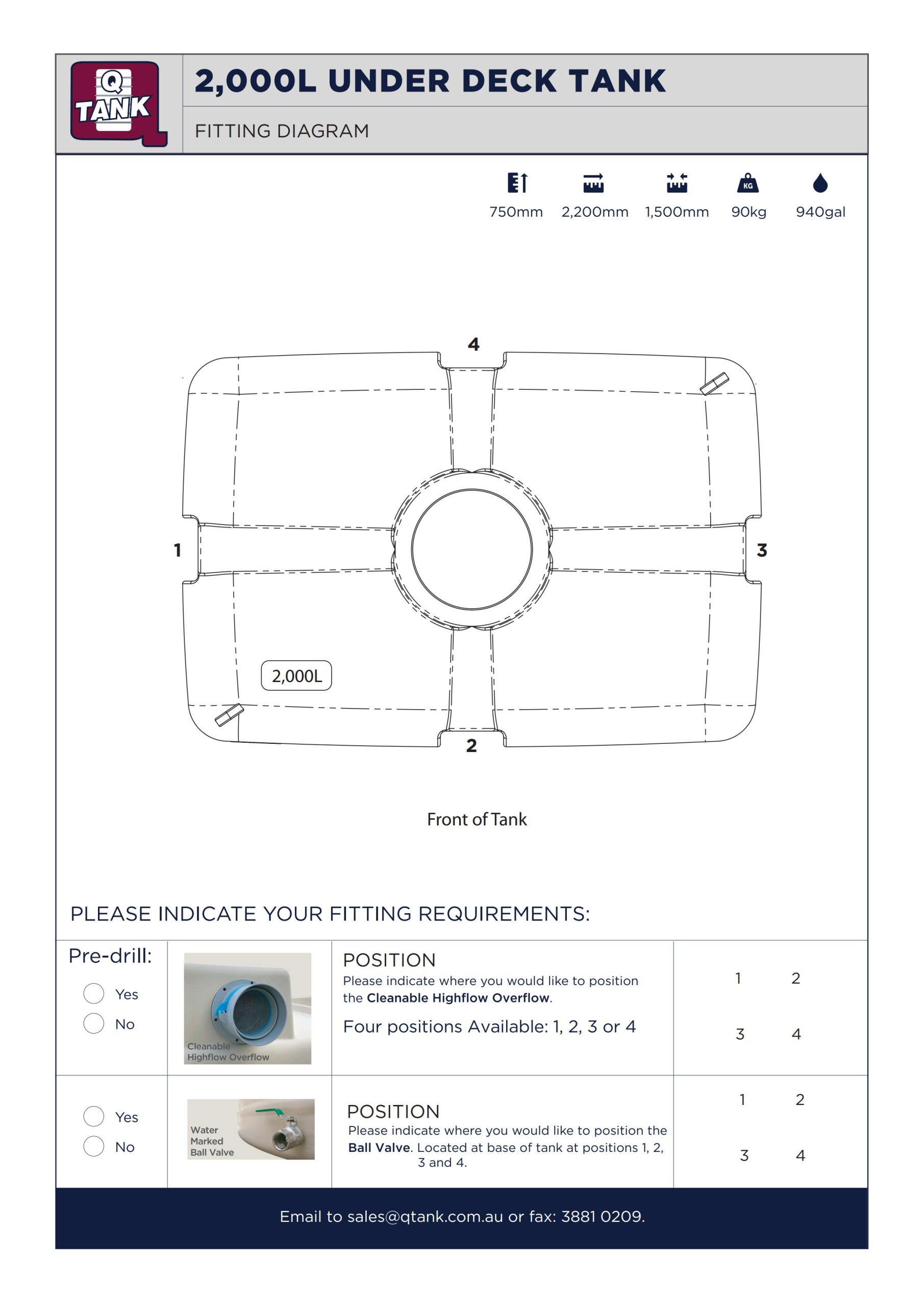 QTank_FittingDiagram_Underdeck_2000L_2_1 2000 Litre Underdeck tank QTank